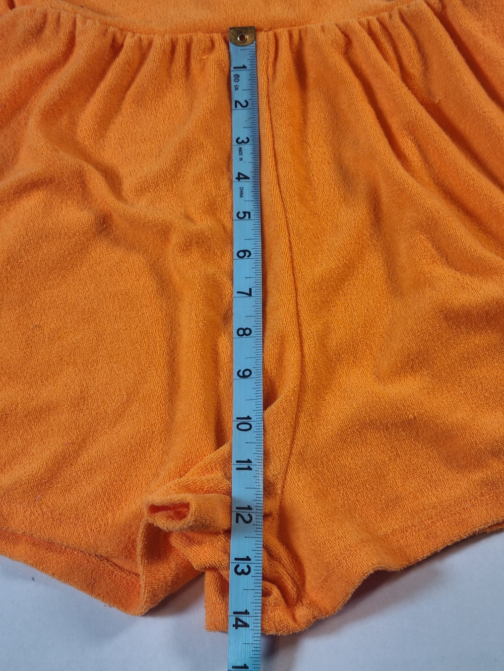Wild Fable Womens Bright Orange Halter Terry Romper Keyhole NWT XS - Picture 10 of 13